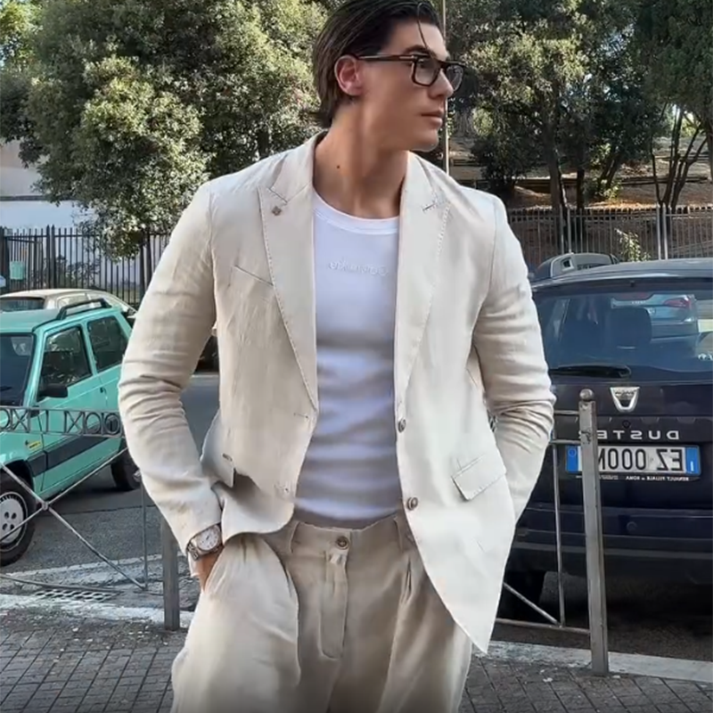 2025 Autumn New Men's Lightweight Breathable Blazer for Business Casual