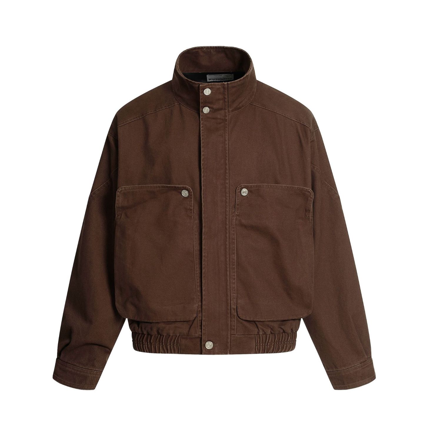 Men’s Street Style Patchwork Jacket – Autumn High Street Loose Fit Fashion Outerwear