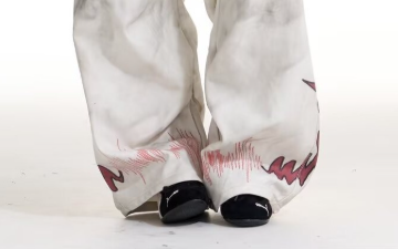 American Niche Curved Blade Jeans | Men’s Vintage Loose-Fit Streetwear Denim for Spring & Fall