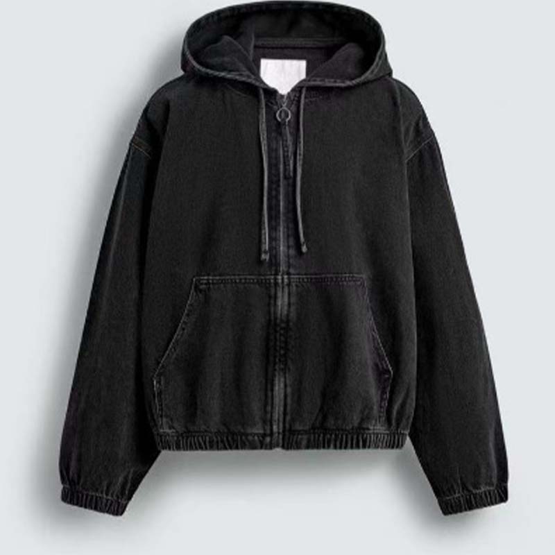 Early Autumn Vintage Cotton Hooded Jacket for Men | Retro Casual Outerwear