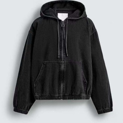 Early Autumn Vintage Cotton Hooded Jacket for Men | Retro Casual Outerwear