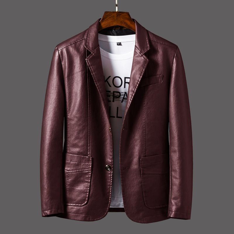 Trendy Slim Fit Stylish Biker Leather Jacket