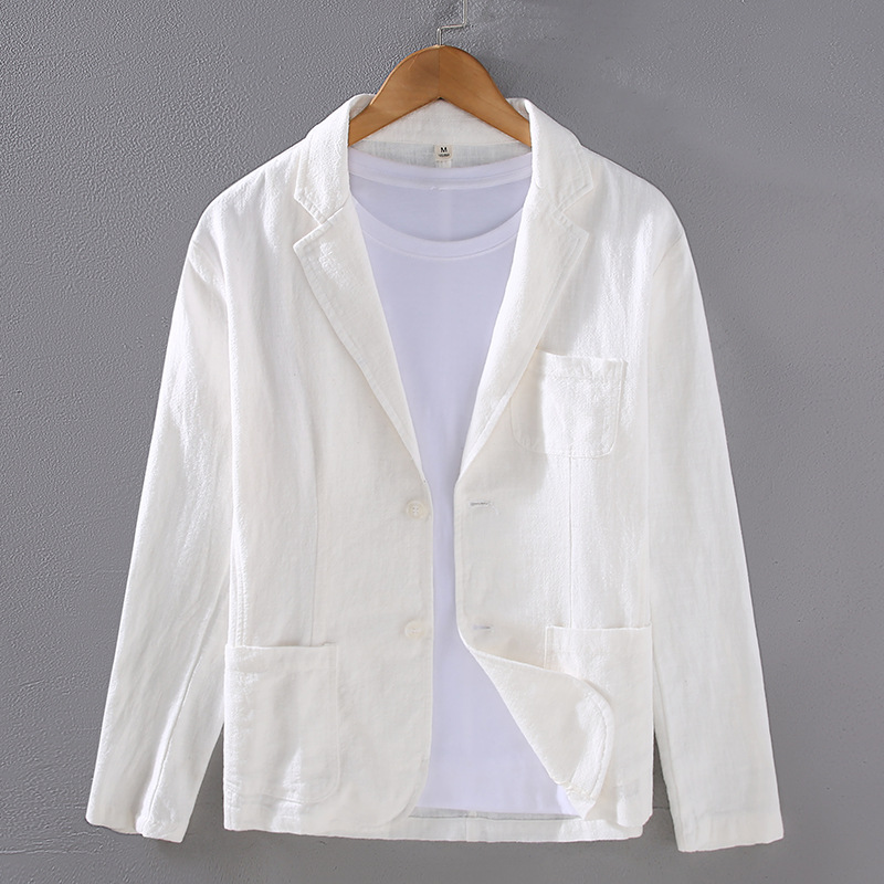 Cotton-Linen Formal Jacket