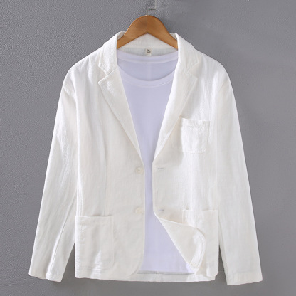 Cotton-Linen Formal Jacket