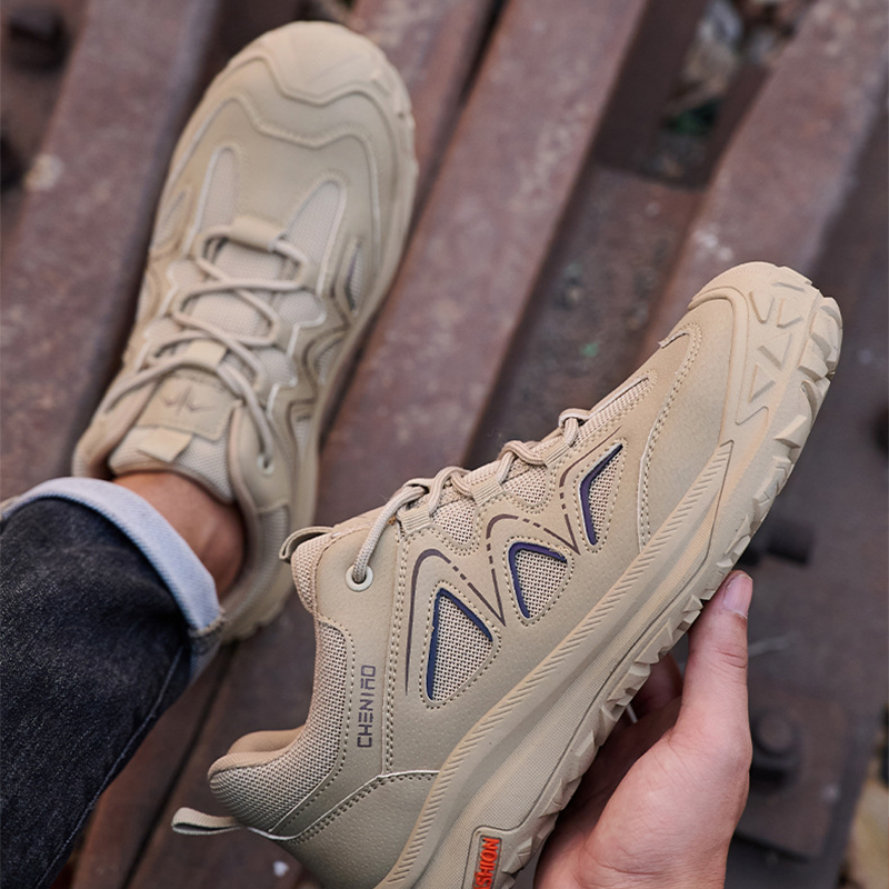 EN ISO 20345 Certified Steel Toe Safety Shoes Anti-Puncture Slip-Resistant Work Boots with Breathable Mesh & Reflective Design