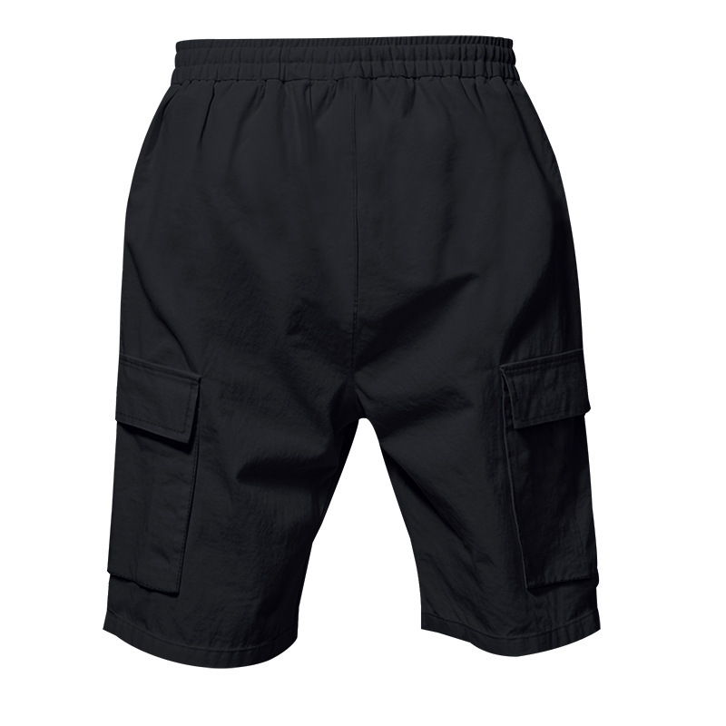 Men's Linen Multi-Pocket Cargo Shorts