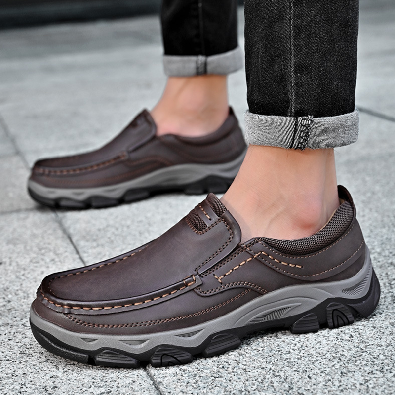 Slip-On Men's Loafers，Business Casual Penny Shoes For Men