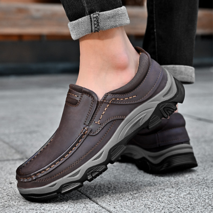 Slip-On Men's Loafers，Business Casual Penny Shoes For Men