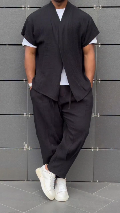 Men's Loose Casual Large Size Cardigan