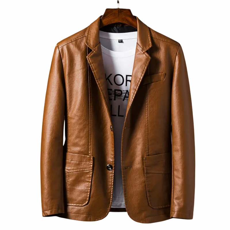 Trendy Slim Fit Stylish Biker Leather Jacket