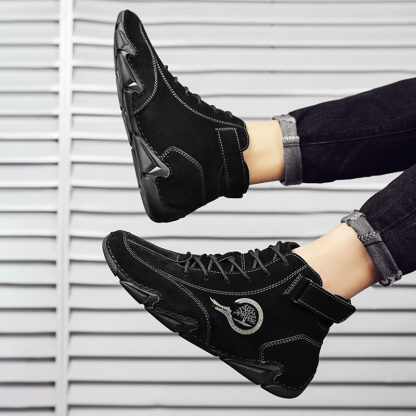 Waterproof Leather Barefoot Shoes - Ultra-Lightweight Anti-Slip Minimalist Sneakers For Hiking, Trail Running & Urban Adventure (All-Day Comfort & Weatherproof Design)