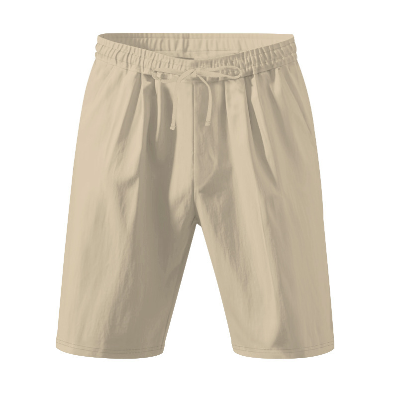 Men's Linen Summer Vacation Beach Shorts