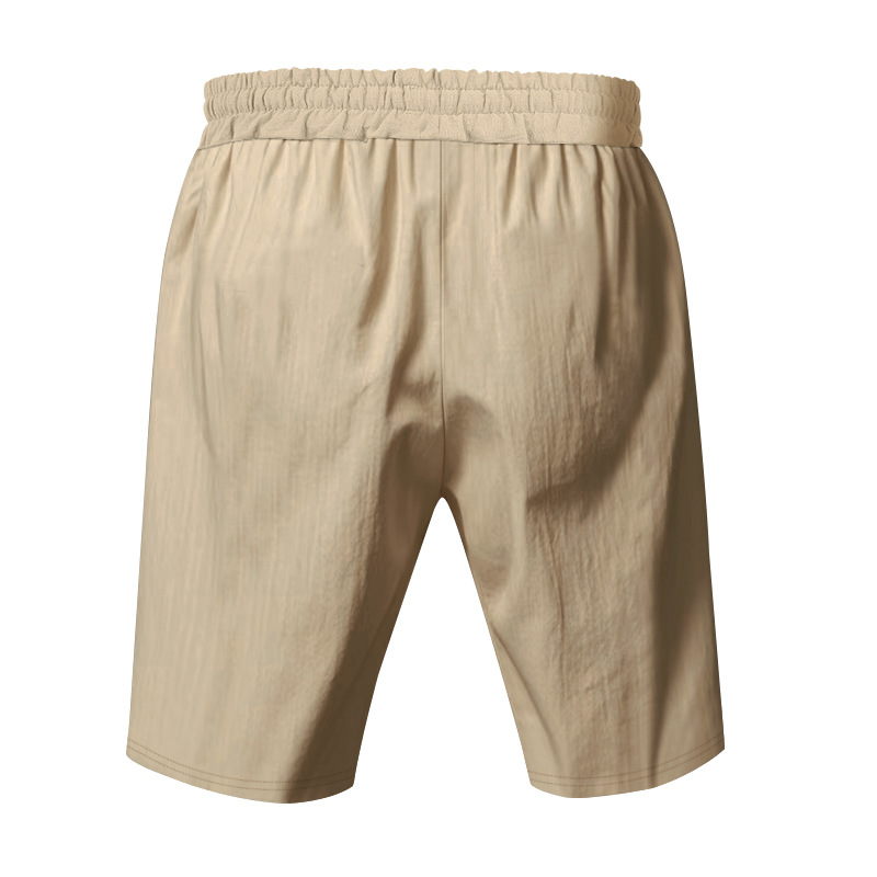 Men's Linen Summer Vacation Beach Shorts