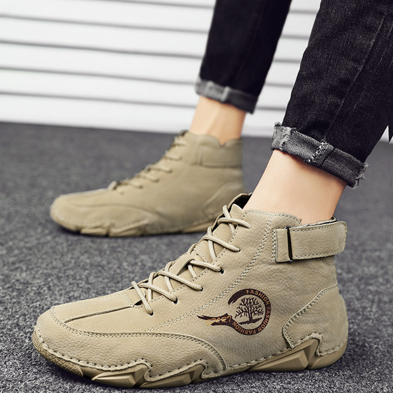 Waterproof Leather Barefoot Shoes - Ultra-Lightweight Anti-Slip Minimalist Sneakers For Hiking, Trail Running & Urban Adventure (All-Day Comfort & Weatherproof Design)