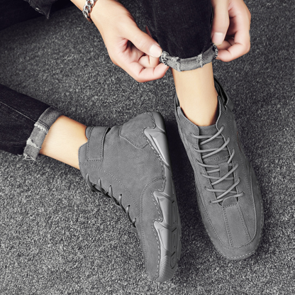 Waterproof Leather Barefoot Shoes - Ultra-Lightweight Anti-Slip Minimalist Sneakers For Hiking, Trail Running & Urban Adventure (All-Day Comfort & Weatherproof Design)