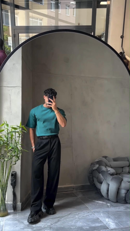 Cotton Round Neck Loose Casual T-Shirt Short Sleeve Unisex