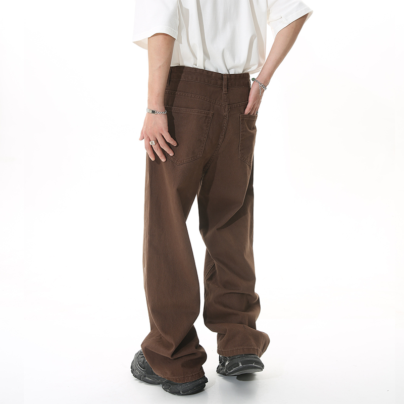 Men's Straight Loose Minimalist Jeans