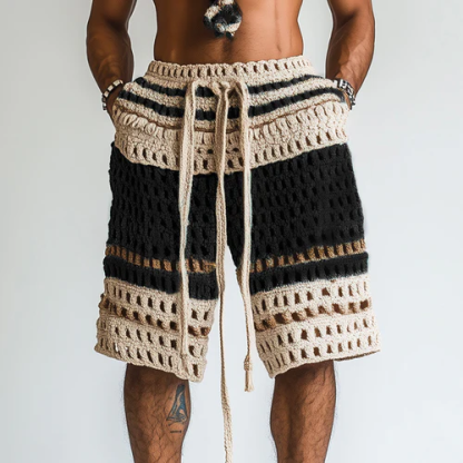 Men's Holiday Braided Beach Shorts