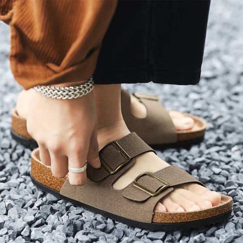 Men's Two-Strap Slides For All-Day Comfort & Versatile Styling