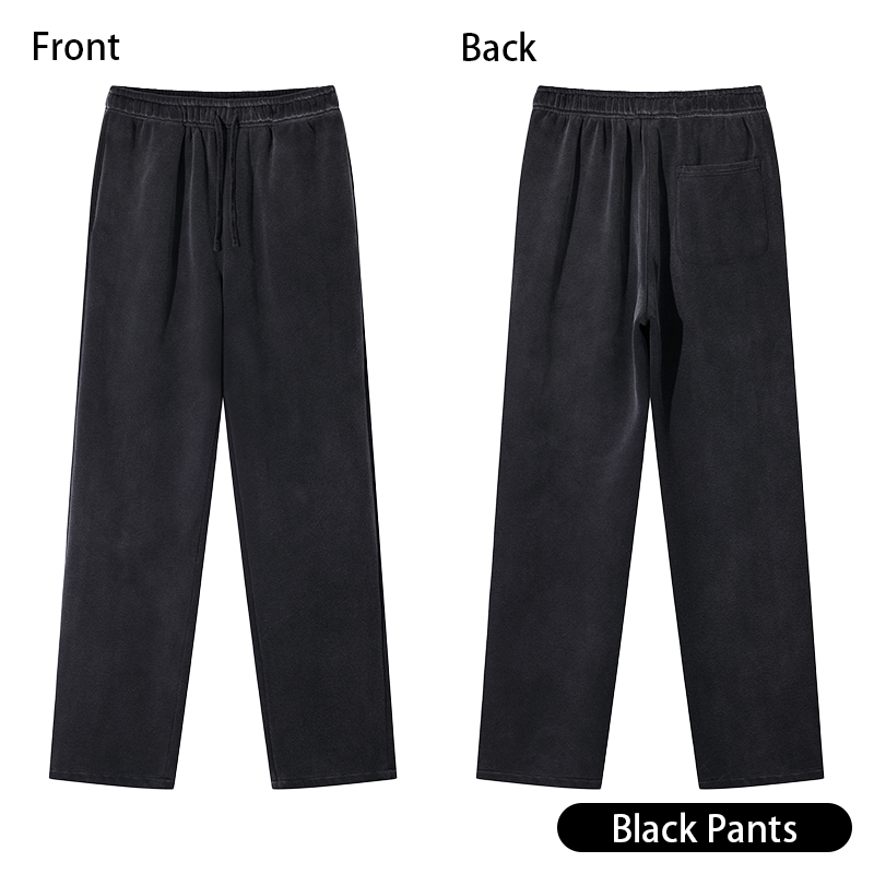 Retro Heavyweight Casual Sports Suit, 420GSM Vintage Zipper Hoodie and Sweatpants, Washed and Distressed Unisex Sportswear, Warm and Comfortable for Transitional Seasons