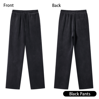 Retro Heavyweight Casual Sports Suit, 420GSM Vintage Zipper Hoodie and Sweatpants, Washed and Distressed Unisex Sportswear, Warm and Comfortable for Transitional Seasons