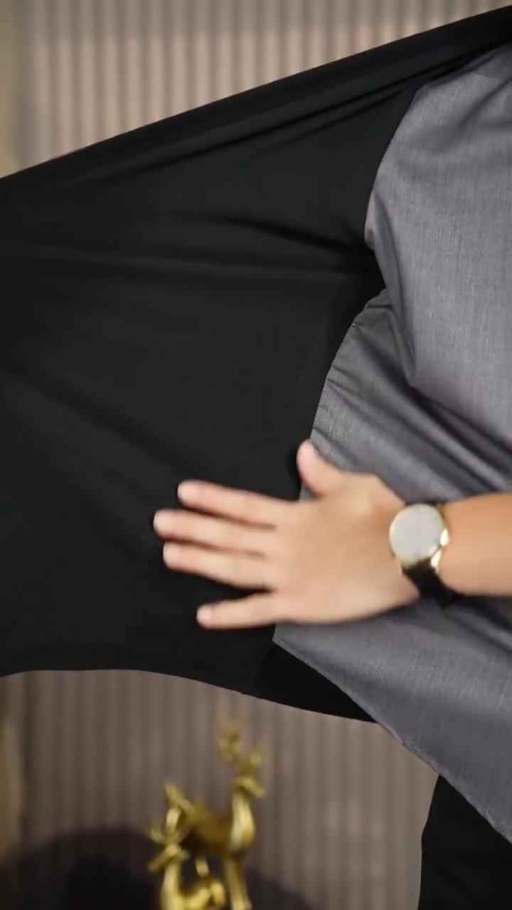 Men's Faux Two-Piece Cardigan – Lightweight Luxury Spring/Autumn Business Jacket with Folded Collar, New Arrival