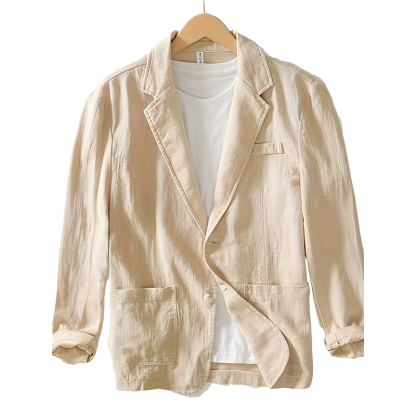 2025 Autumn New Men's Lightweight Breathable Blazer for Business Casual