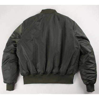 Men's Reversible Vintage Pilot Jacket – Classic Retro Flight Bomber, Thickened Autumn/Winter Outerwear, Loose Fit, Hong Kong Street Style Military Coat