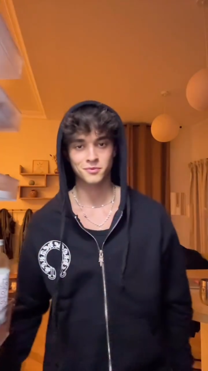 Autumn Winter New Men's Cross Hoodie Zip-Up Cotton Jacket Classic Minimalist Streetwear