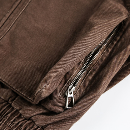 Men’s Street Style Patchwork Jacket – Autumn High Street Loose Fit Fashion Outerwear