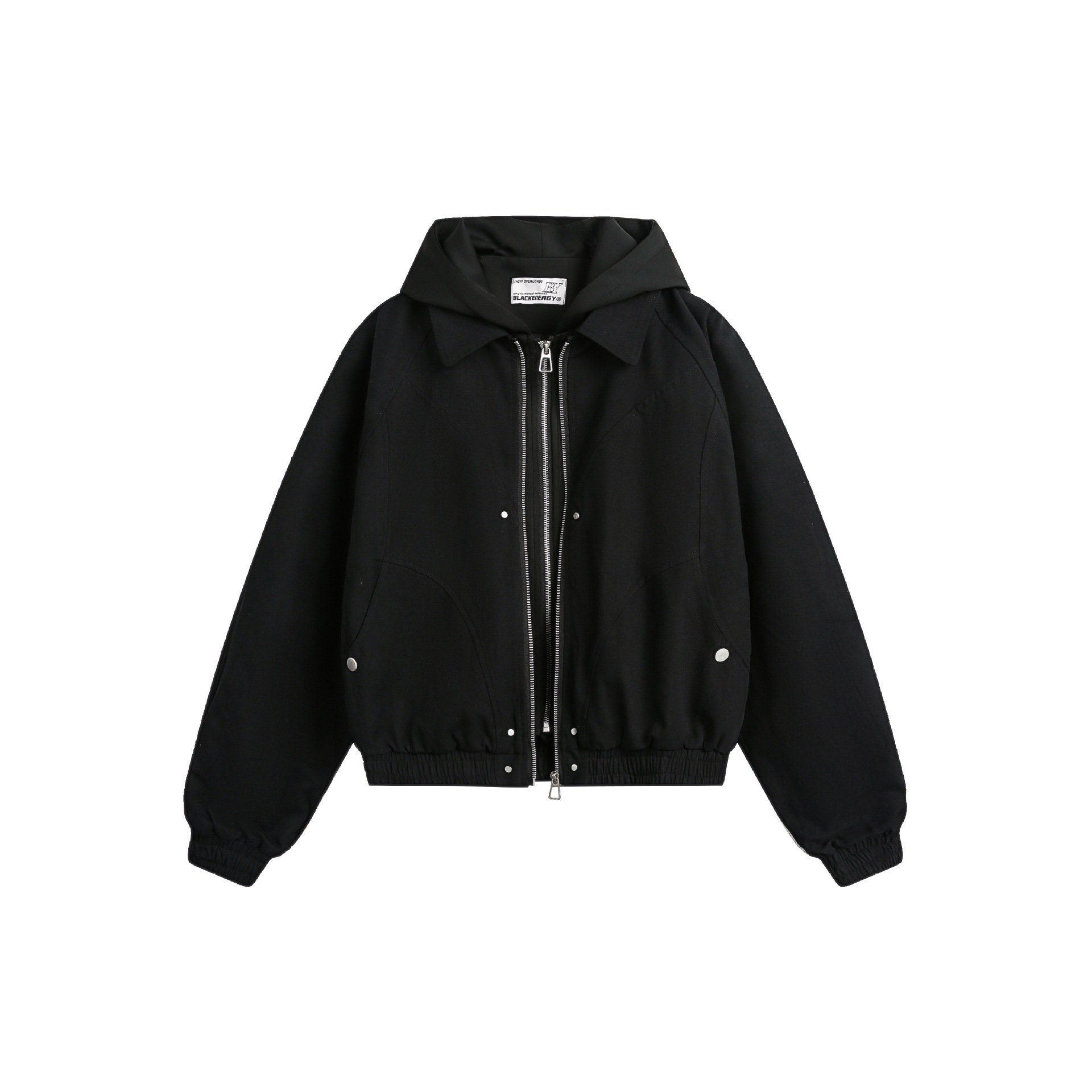 Vintage Washed Canvas Short Jacket | Unisex Street Style Layered Look Jacket for Spring & Fall