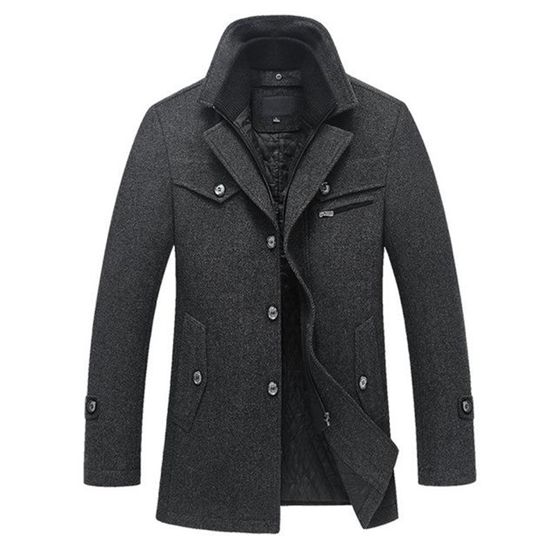 Wool Thick Coat In Winter