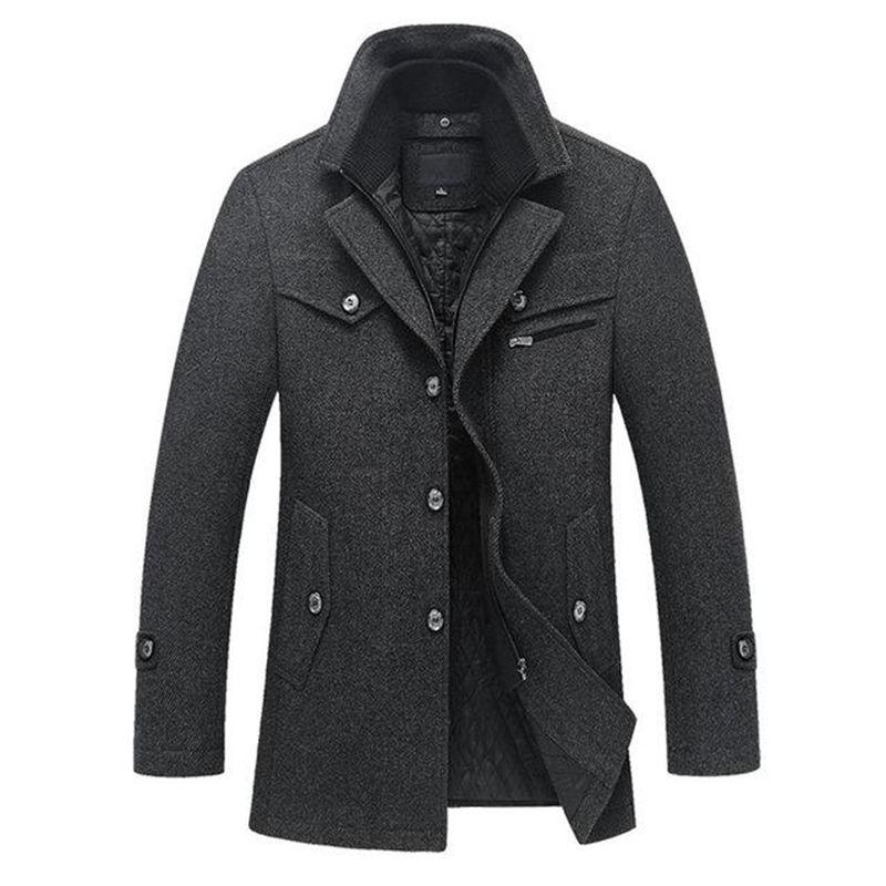 Wool Thick Coat In Winter