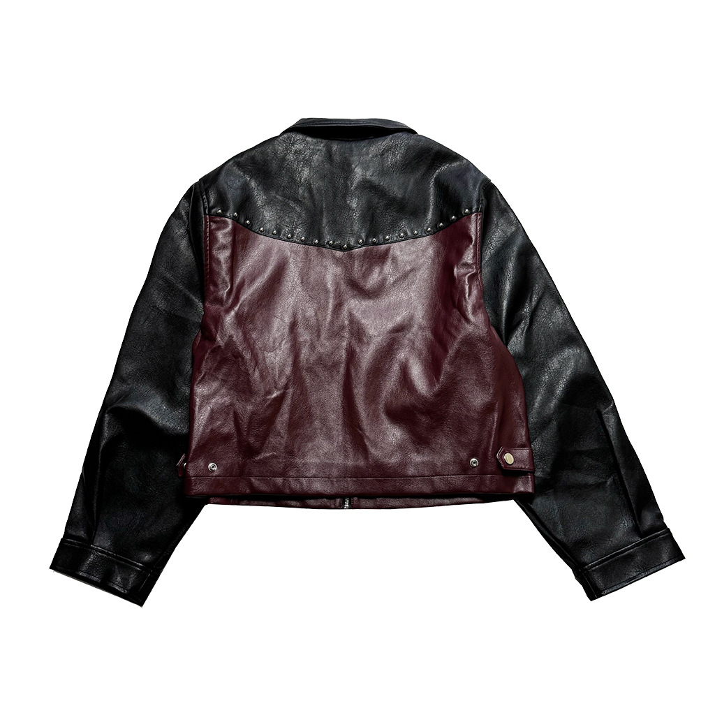 Men's Short Leather Jacket — Vintage Street Style Cropped PU Coat, Fashion Motorcycle Outerwear