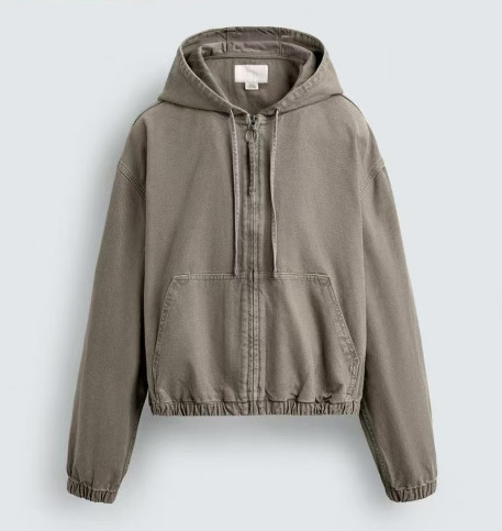 Early Autumn Vintage Cotton Hooded Jacket for Men | Retro Casual Outerwear