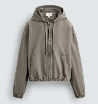 Early Autumn Vintage Cotton Hooded Jacket for Men | Retro Casual Outerwear