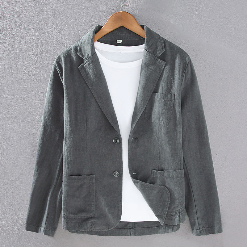 Cotton-Linen Formal Jacket