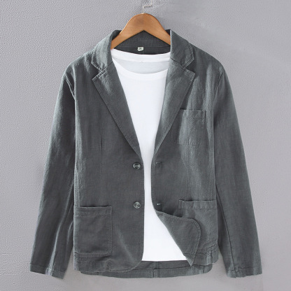 Cotton-Linen Formal Jacket