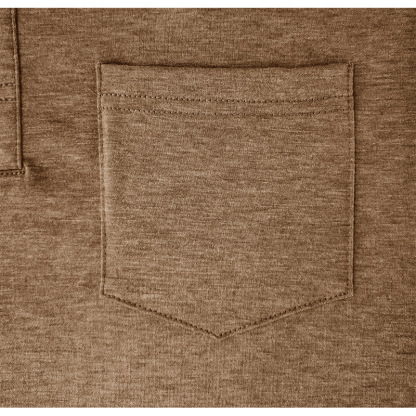 Premium Men's Long Sleeve Polo Shirt Casual Business Essential