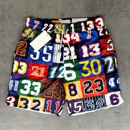 Hall of Fame - Basketball Icon Shorts Limited Edition Player Number Print Men's Streetwear