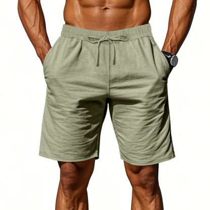 Men's Linen Summer Vacation Beach Shorts