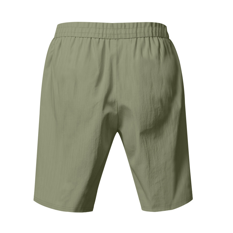 Men's Linen Summer Vacation Beach Shorts