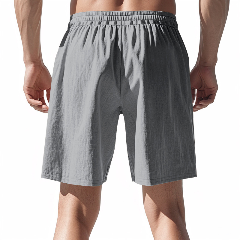 Men's Linen Summer Vacation Beach Shorts
