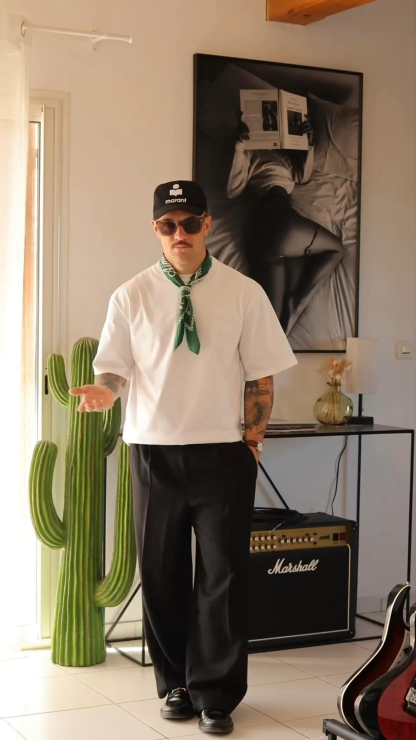 50cm Cotton And Linen Small Square Scarf Personalized Cashew Print Scarf