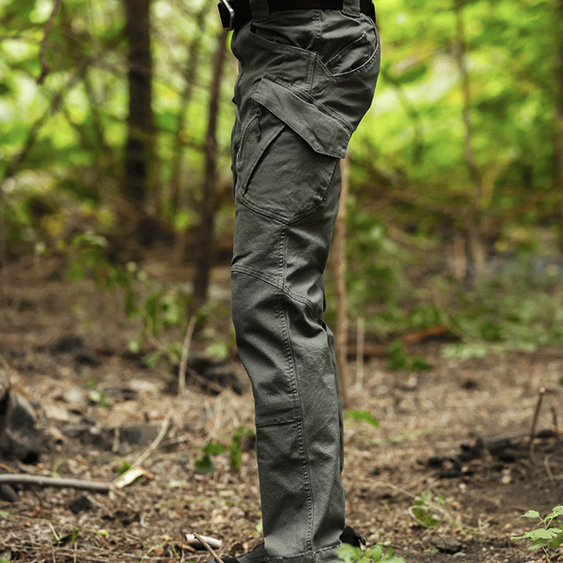  "Shadow Tracker"Tactical Men's Pants, Stretchable, Multi-Pocket, Military-Style Workwear For Outdoor Adventures