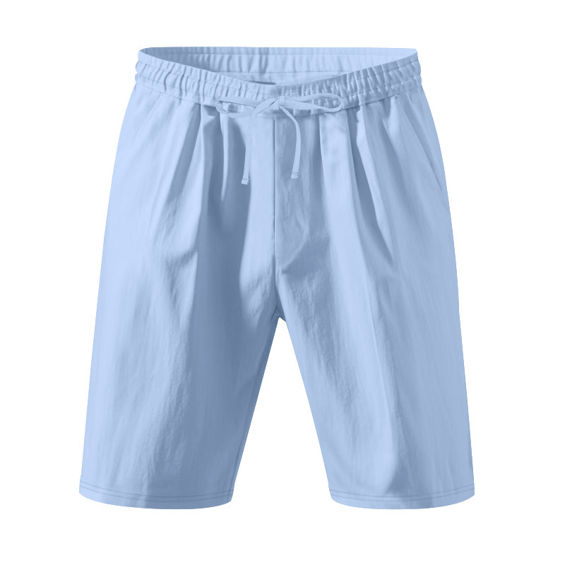 Men's Linen Summer Vacation Beach Shorts
