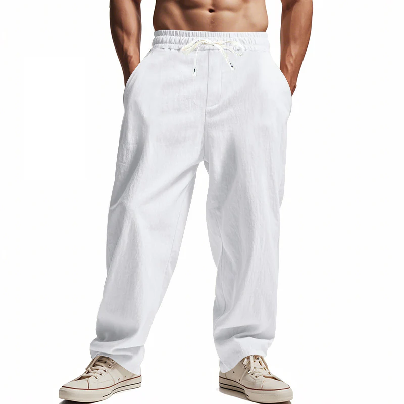 Men's Summer Loose Solid Color Casual Pants