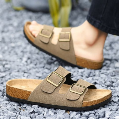Men's Two-Strap Slides For All-Day Comfort & Versatile Styling