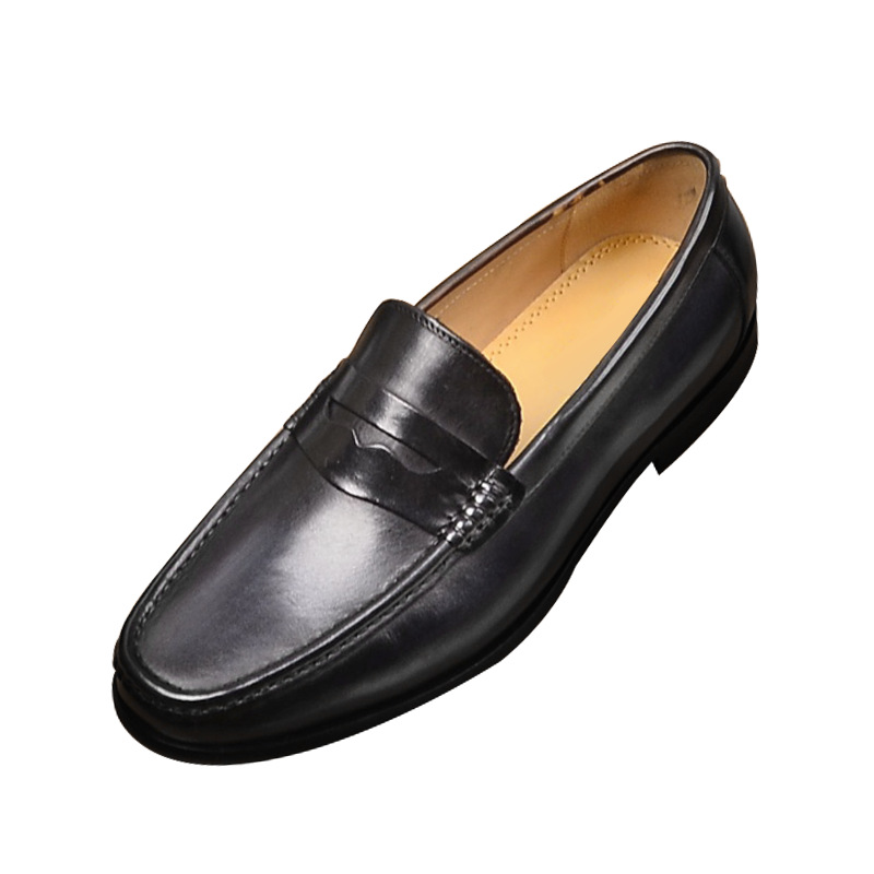 Men's Breathable Leather Loafers - Soft Sole Slip-On Dress Shoes for Business Casual | Old Money Style | Comfortable Driving Shoes