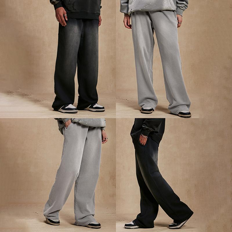Men's Casual All-Match Gradient Loose Wide-Leg Pants